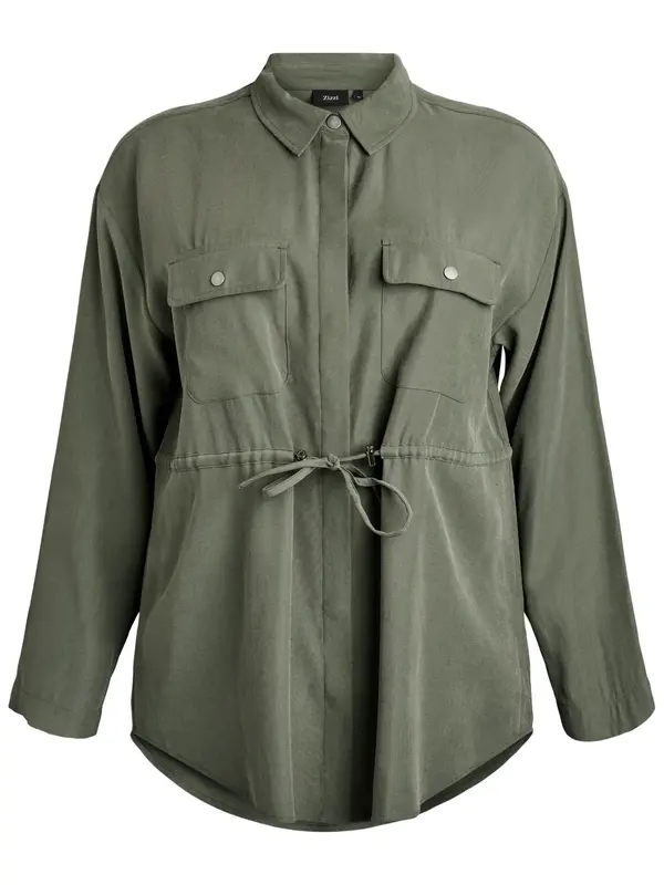 Zizzi Zizzi Bluza 'Mdama'  maslinasta