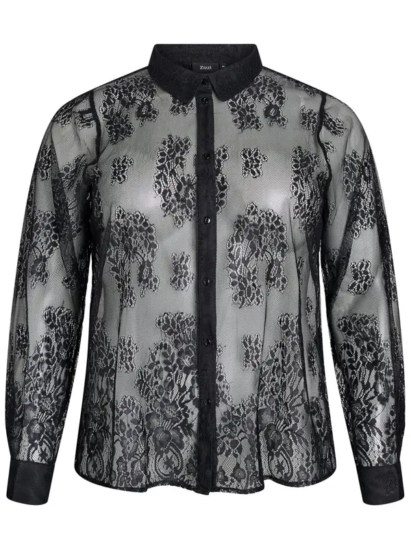 Zizzi Zizzi Bluza 'Milovia'  crna
