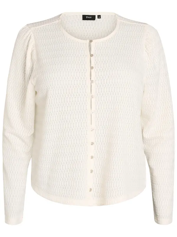 Zizzi Zizzi Bluza 'MLAVU'  prljavo bijela