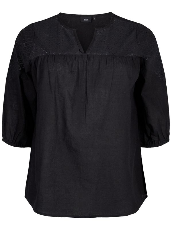 Zizzi Zizzi Bluza 'VFELEX'  crna