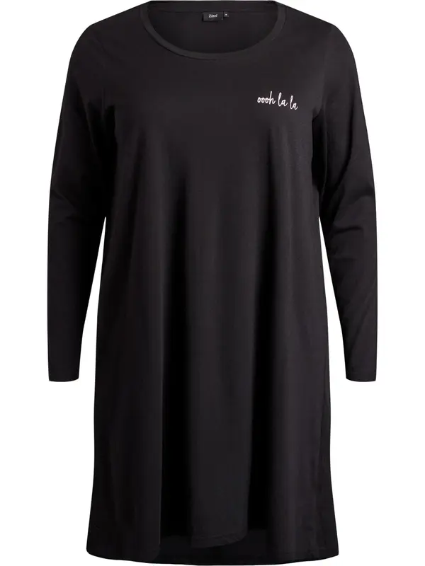Zizzi Zizzi Haljina 'Mally'  crna / bijela