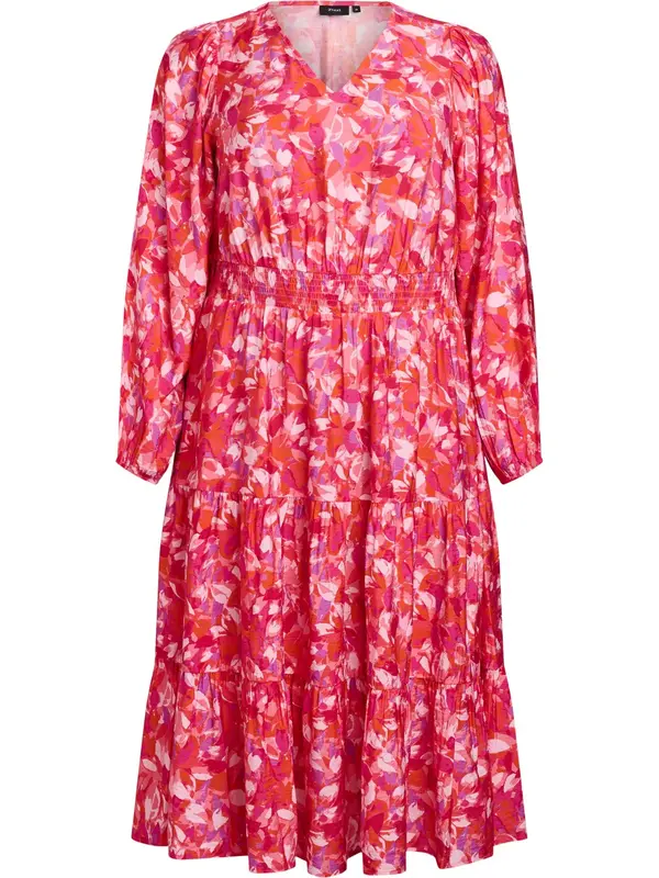 Zizzi Zizzi Haljina 'Mestea'  roza / svijetloroza / bijela