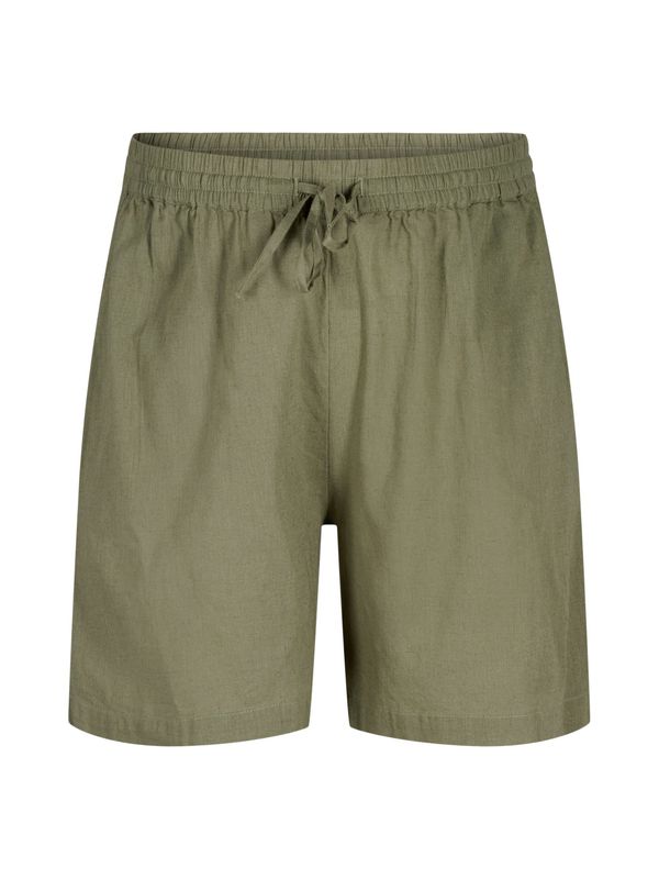 Zizzi Zizzi Hlače 'Flex'  maslinasta