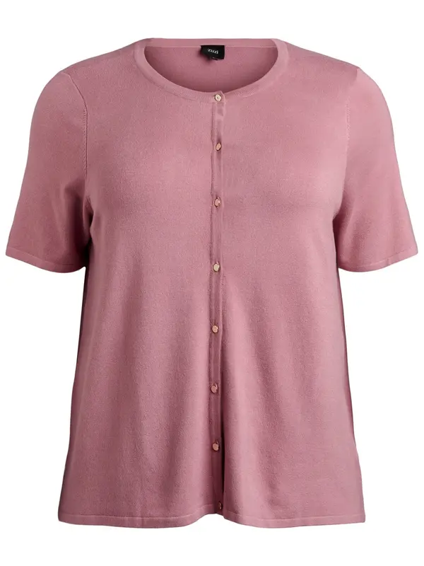 Zizzi Zizzi Kardigan 'Mcallie'  pastelno crvena