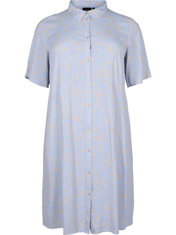 Zizzi Zizzi Košulja haljina 'BELLA'  plava / breskva