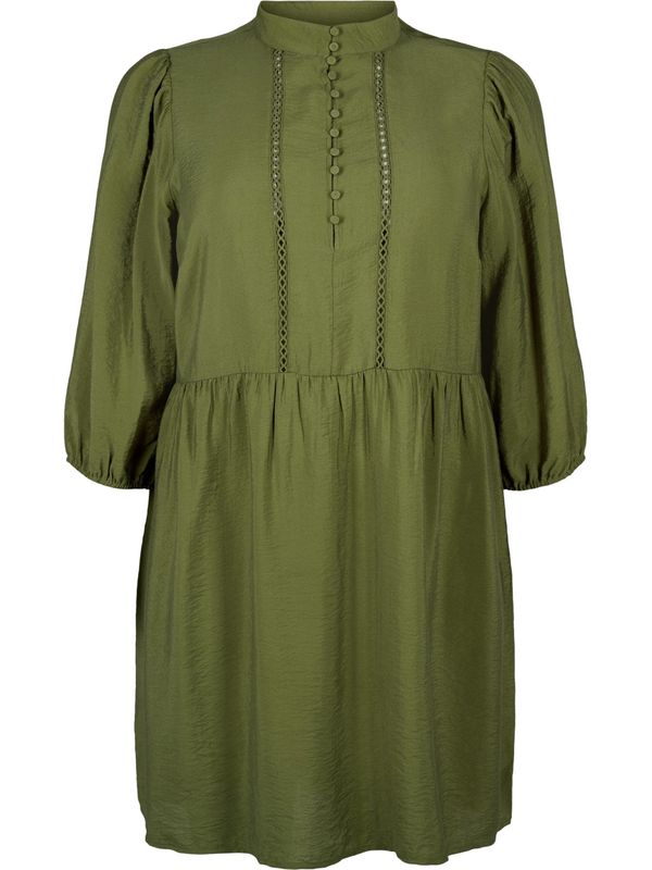 Zizzi Zizzi Košulja haljina 'CAILVY'  tamno zelena