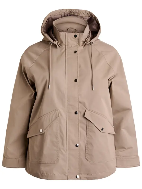 Zizzi Zizzi Lagana parka 'Capalma'  tamno bež