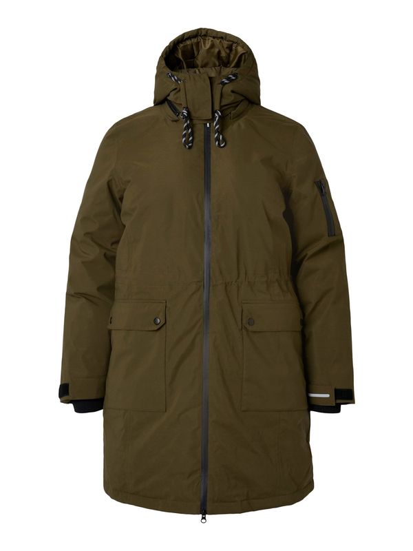 Zizzi Zizzi Lagana parka 'MTRACK'  kaki