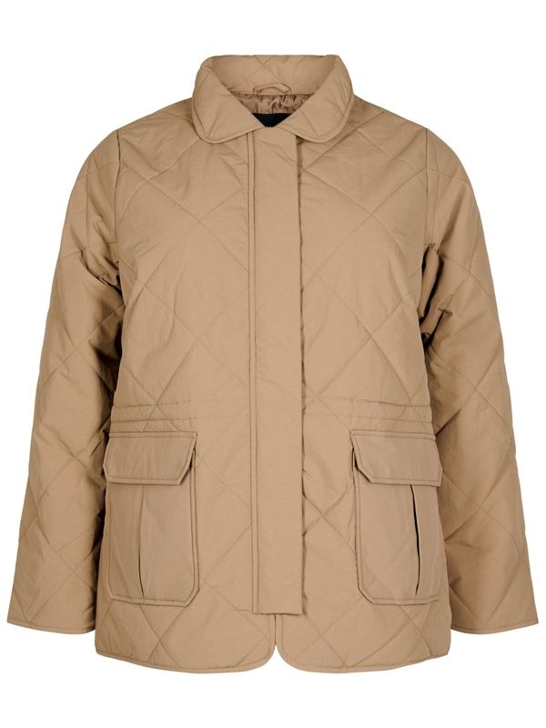 Zizzi Zizzi Prijelazna jakna 'Mzanni'  svijetlosmeđa