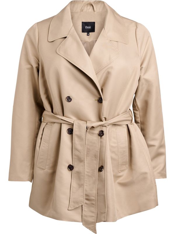 Zizzi Zizzi Prijelazni kaput 'Caselin'  bež