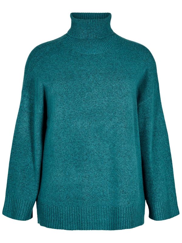 Zizzi Zizzi Pulover 'Cavista'  tamno zelena