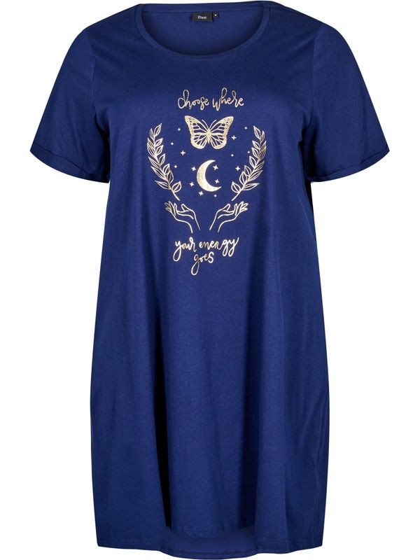 Zizzi Zizzi Spavaćica košulja 'MALLY'  indigo
