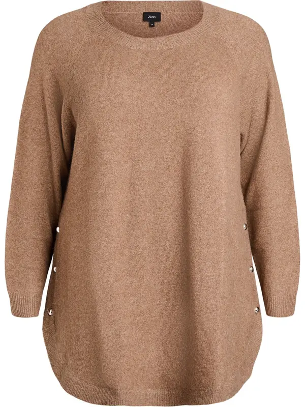 Zizzi Zizzi Sweater majica  smeđa