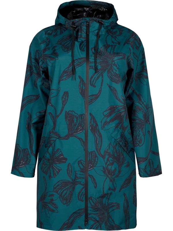 Zizzi Zizzi Tehnička jakna 'Klara'  svijetlosiva / tamo siva / petrol