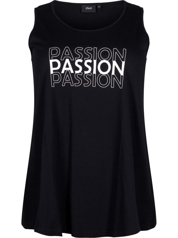 Zizzi Zizzi Top 'VMY'  crna / bijela