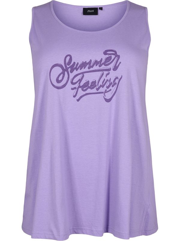 Zizzi Zizzi Top 'Vmy'  ljubičasta / tamno ljubičasta