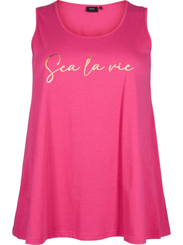 Zizzi Zizzi Top 'Vmy'  zlatna / malina