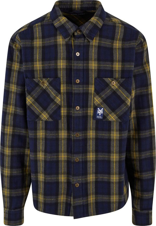 ZOO YORK ZOO YORK Košulja 'Iconic'  mornarsko plava / žuta / kaki