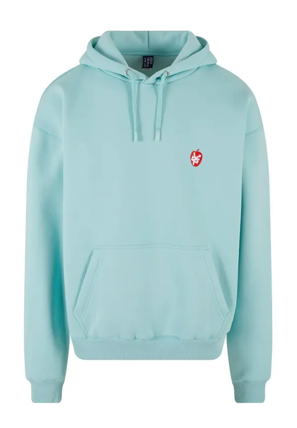ZOO YORK ZOO YORK Sweater majica 'ZM243-039-2'  menta / krvavo crvena