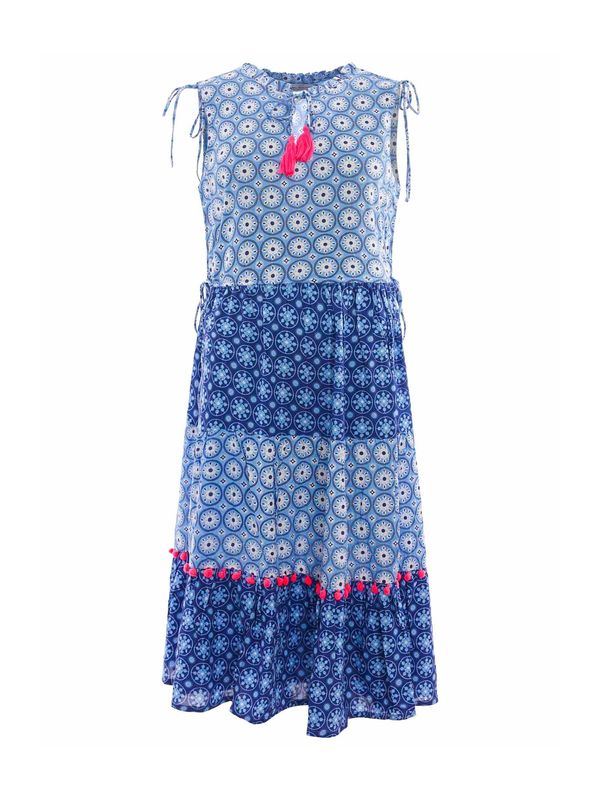 Zwillingsherz Zwillingsherz Haljina 'Hailey'  svijetloplava / tamno plava / klasično crvena / bijela