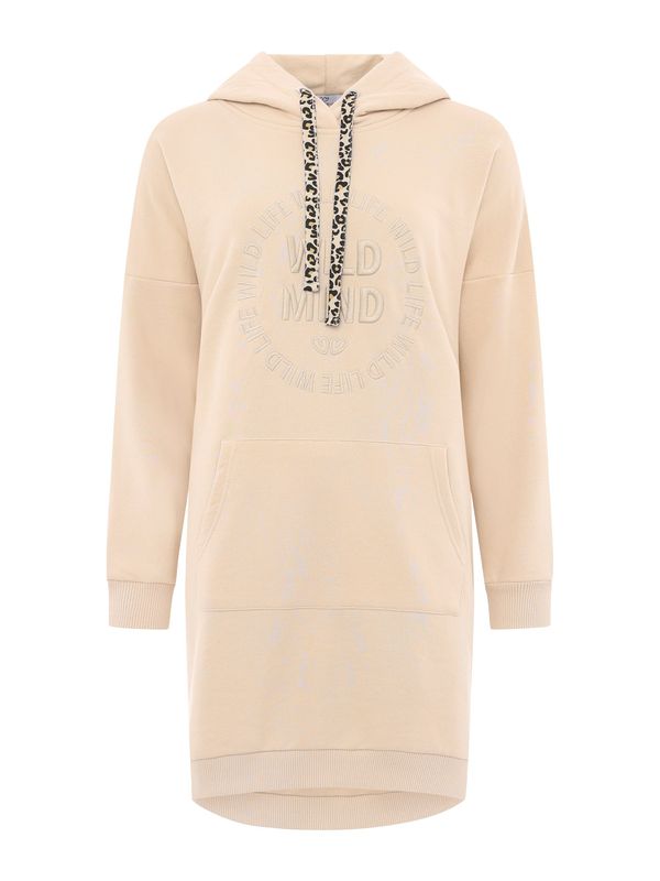 Zwillingsherz Zwillingsherz Haljina 'Wild Vibes'  svijetlobež