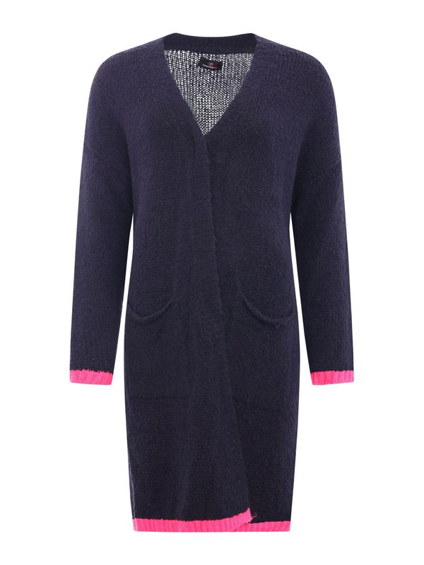 Zwillingsherz Zwillingsherz Kardigan 'Neon & Love'  mornarsko plava / roza