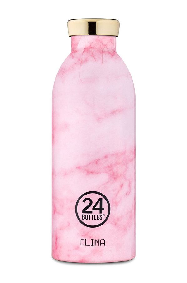 24bottles 24bottles - Boca Clima Pink Marble 500ml Clima.500.Pink.Marble-PinkMarble