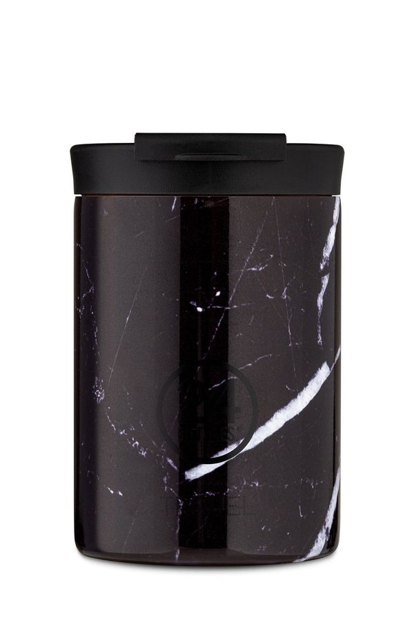 24bottles 24bottles - Termos šalica Travel Tumbler Black Marble 350ml