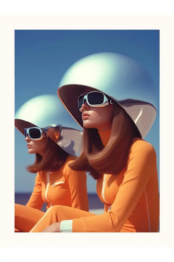 HARTMAN A.i. art plakat HARTMAN Retro Future 05 45,72 x 60,96 cm
