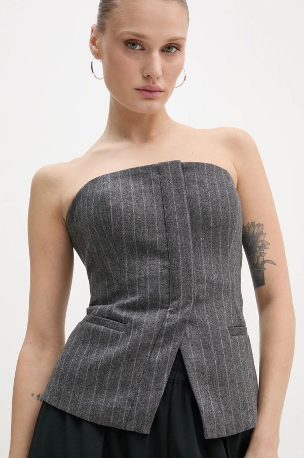 A.L.C. A.L.C. Renee boja: siva, s uzorkom, 5TOPS01726