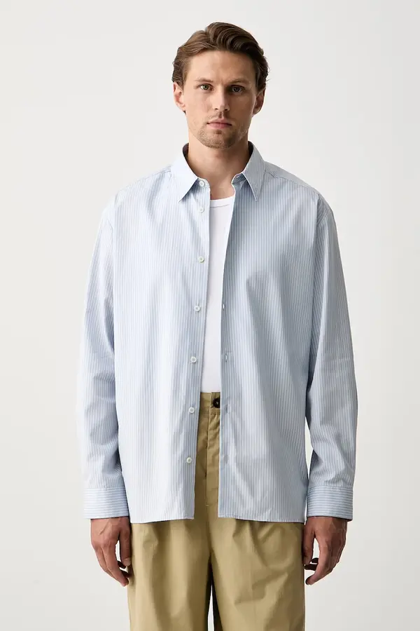A.P.C. A.P.C. košulja za muškarce od pamuka chemise malo sans poche