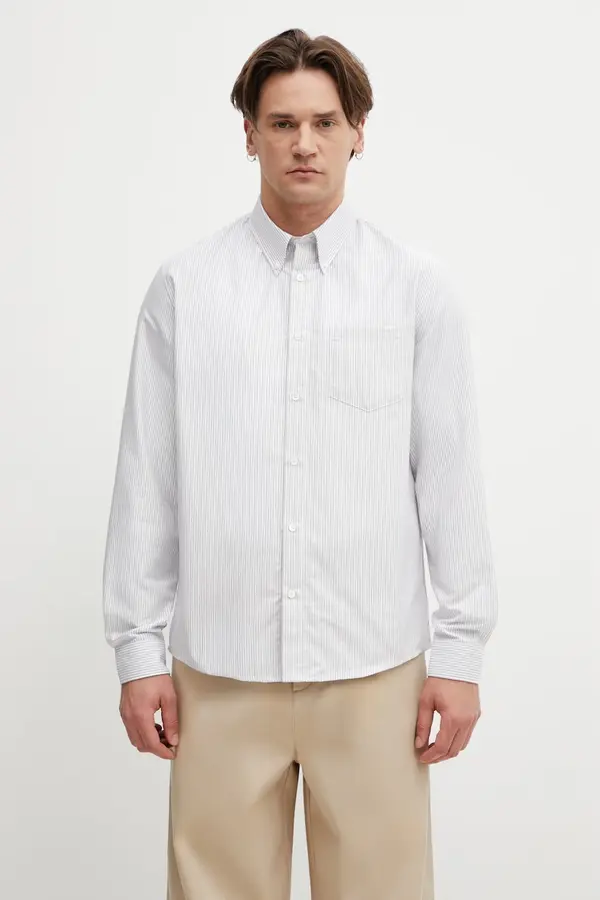 A.P.C. A.P.C. muška košulja od pamuka New Greg