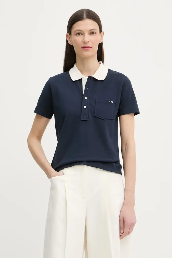 A.P.C. A.P.C. polo za žene od pamuka