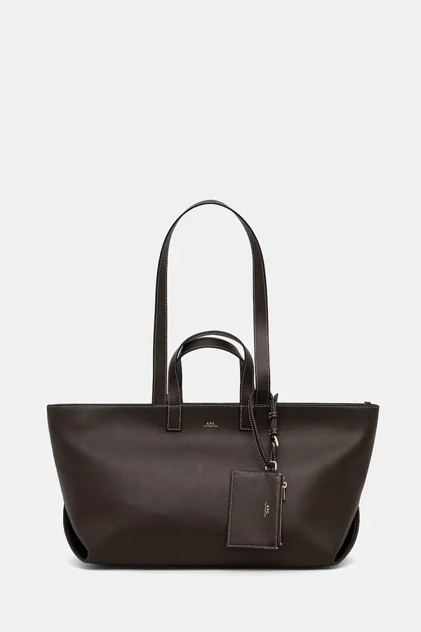 A.P.C. A.P.C. shopper torba za žene kožna le drummer
