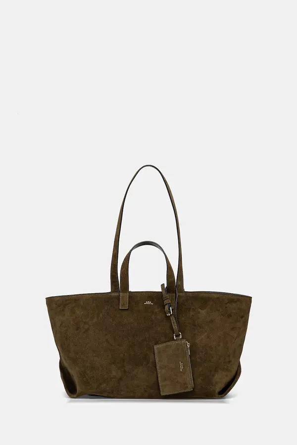A.P.C. A.P.C. shopper torba za žene od brušene kože LE DRUMMER