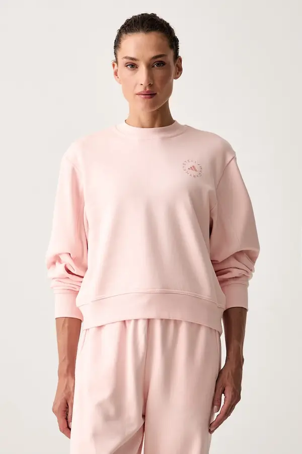 adidas by Stella McCartney adidas by Stella McCartney dukserica za žene od pamuka