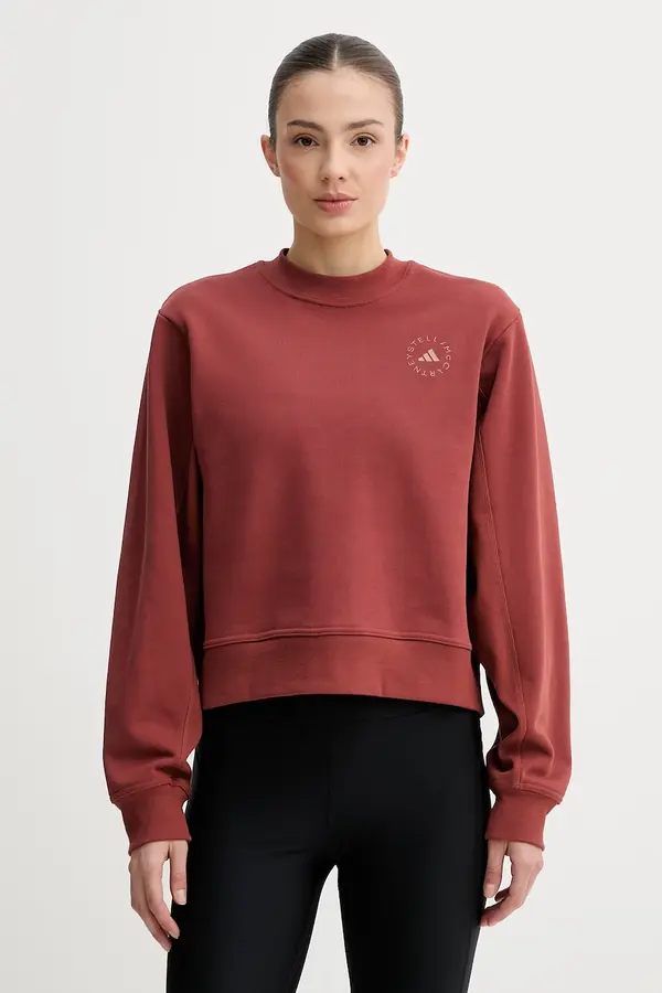 adidas by Stella McCartney adidas by Stella McCartney dukserica za žene od pamuka