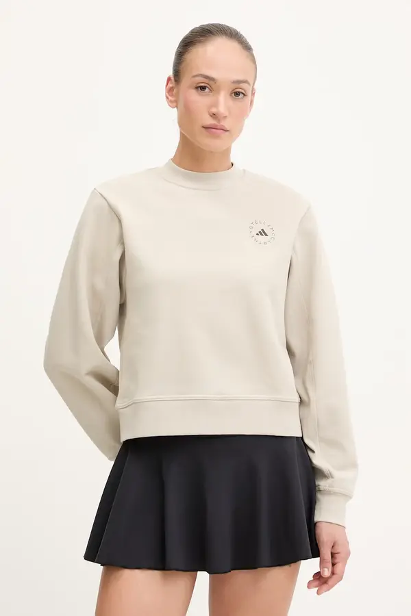 adidas by Stella McCartney adidas by Stella McCartney dukserica za žene od pamuka