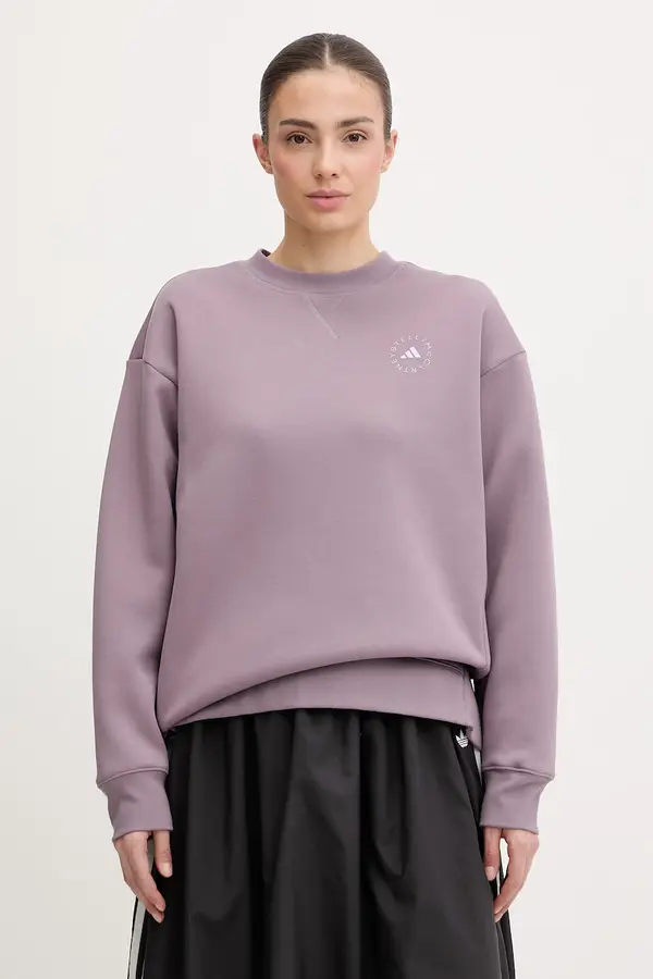 adidas by Stella McCartney adidas by Stella McCartney dukserica za žene s pamukom
