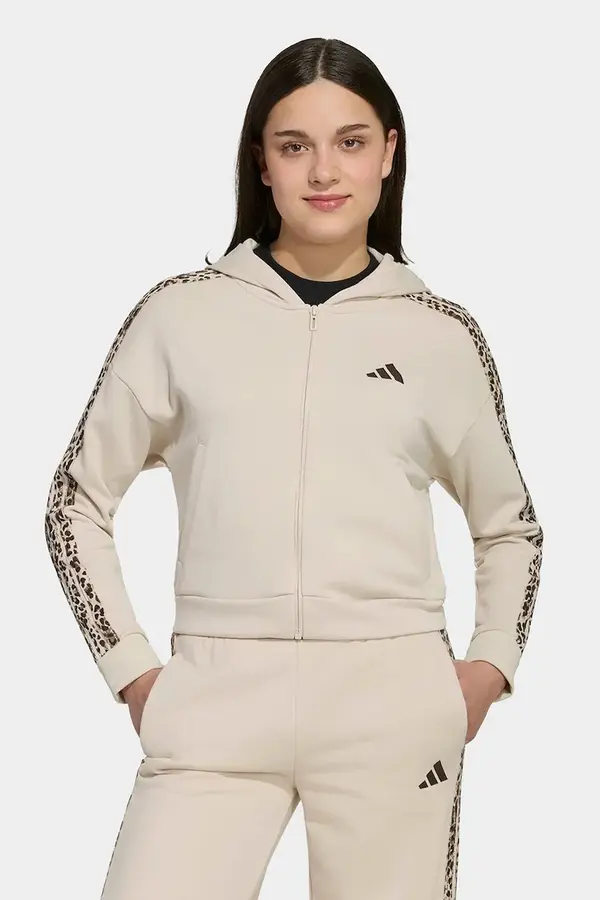 adidas adidas dukserica na zakopčavanje sa kapuljačom za djecu s pamukom