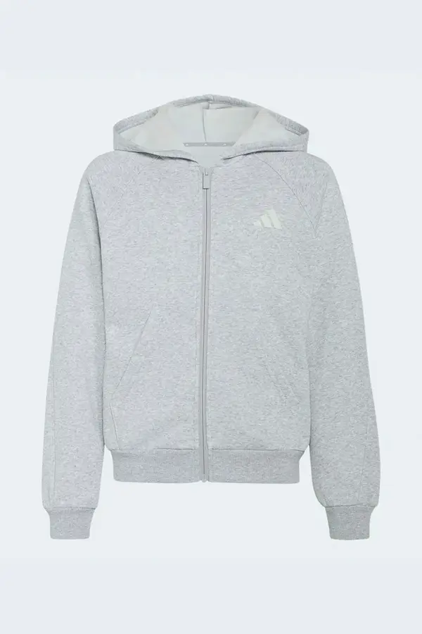 adidas adidas dukserica na zakopčavanje sa kapuljačom za djecu s pamukom