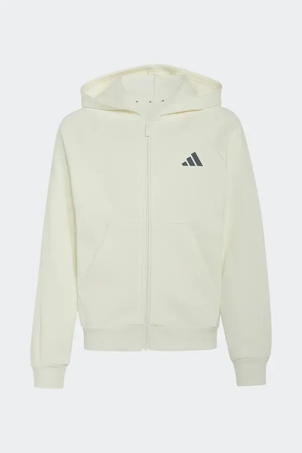 adidas adidas dukserica na zakopčavanje sa kapuljačom za djecu s pamukom