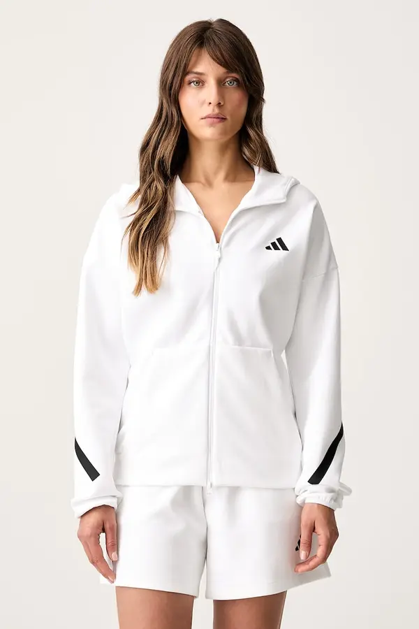 adidas adidas dukserica na zakopčavanje sa kapuljačom za žene Z.N.E