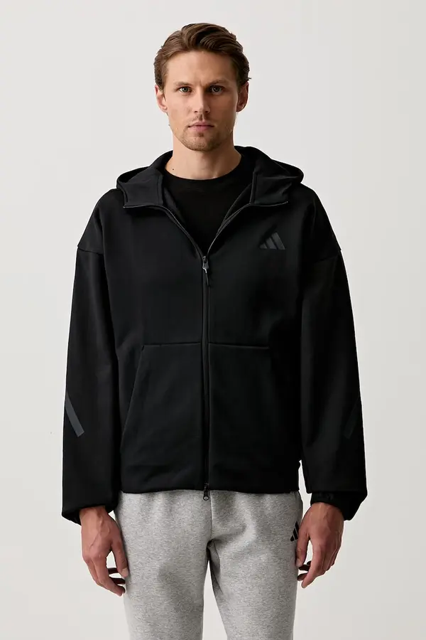 adidas adidas dukserica na zakopčavanje za muškarce s pamukom Z.N.E.