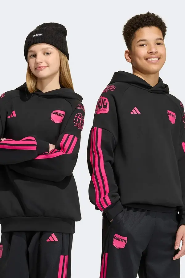 adidas adidas dukserica sa kapuljačom za djecu s pamukom FORTNITE
