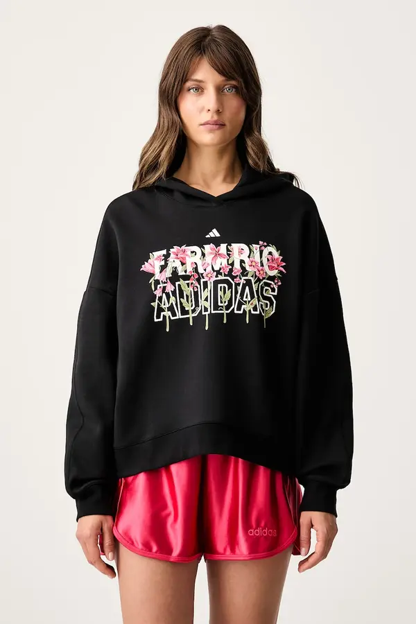 adidas adidas dukserica sa kapuljačom za žene s pamukom x Farm Rio