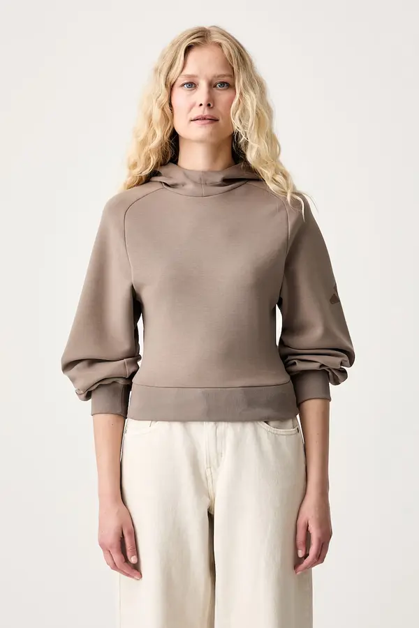 adidas adidas dukserica sa kapuljačom ženska s modalom Soft Lux