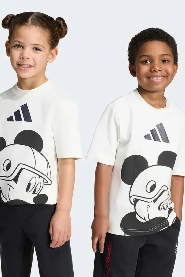 adidas adidas majica za djecu od pamuka s elastanom DISNEY MICKEY MOUSE