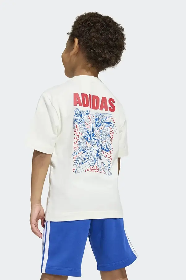 adidas adidas majica za djecu od pamuka s elastanom Marvel