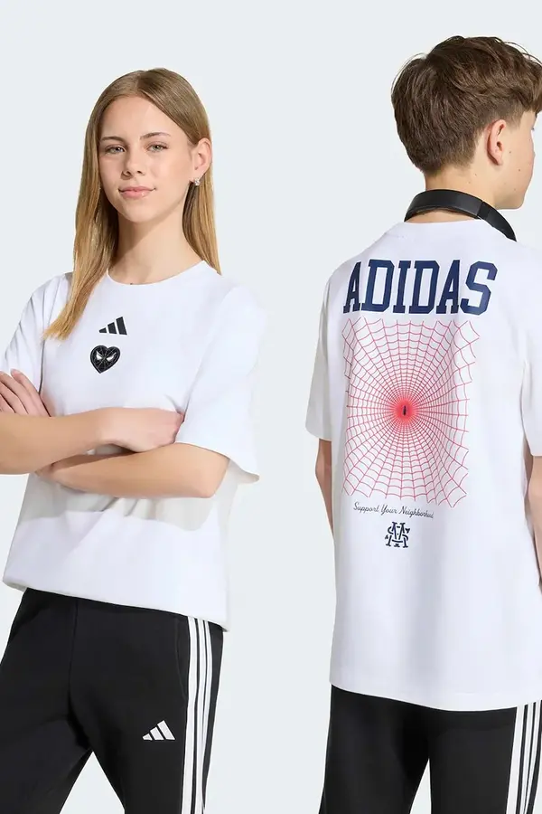 adidas adidas majica za djecu od pamuka s elastanom MARVEL SPIDER-MAN